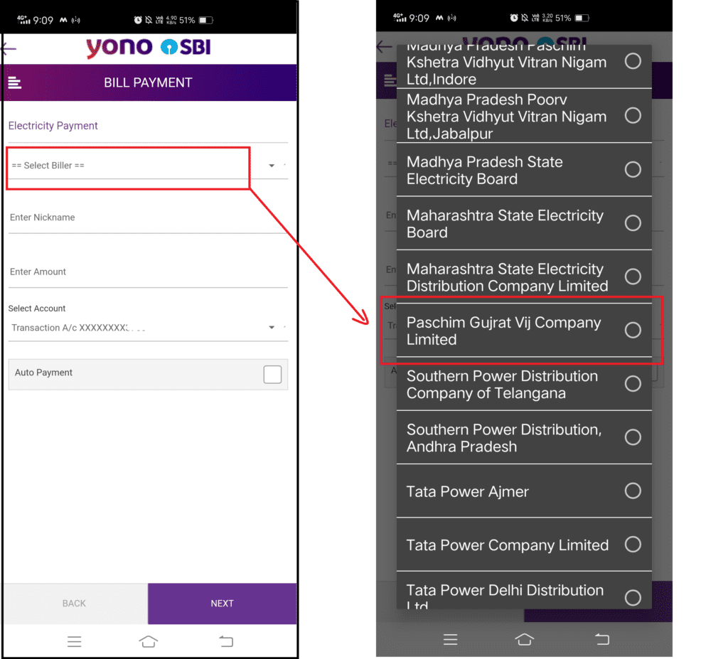 how-to-pay-electricity-bill-with-yono-sbi-gujarat-electricity